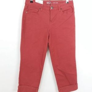 Style & Co Terracotta Capri Jeans NWT!